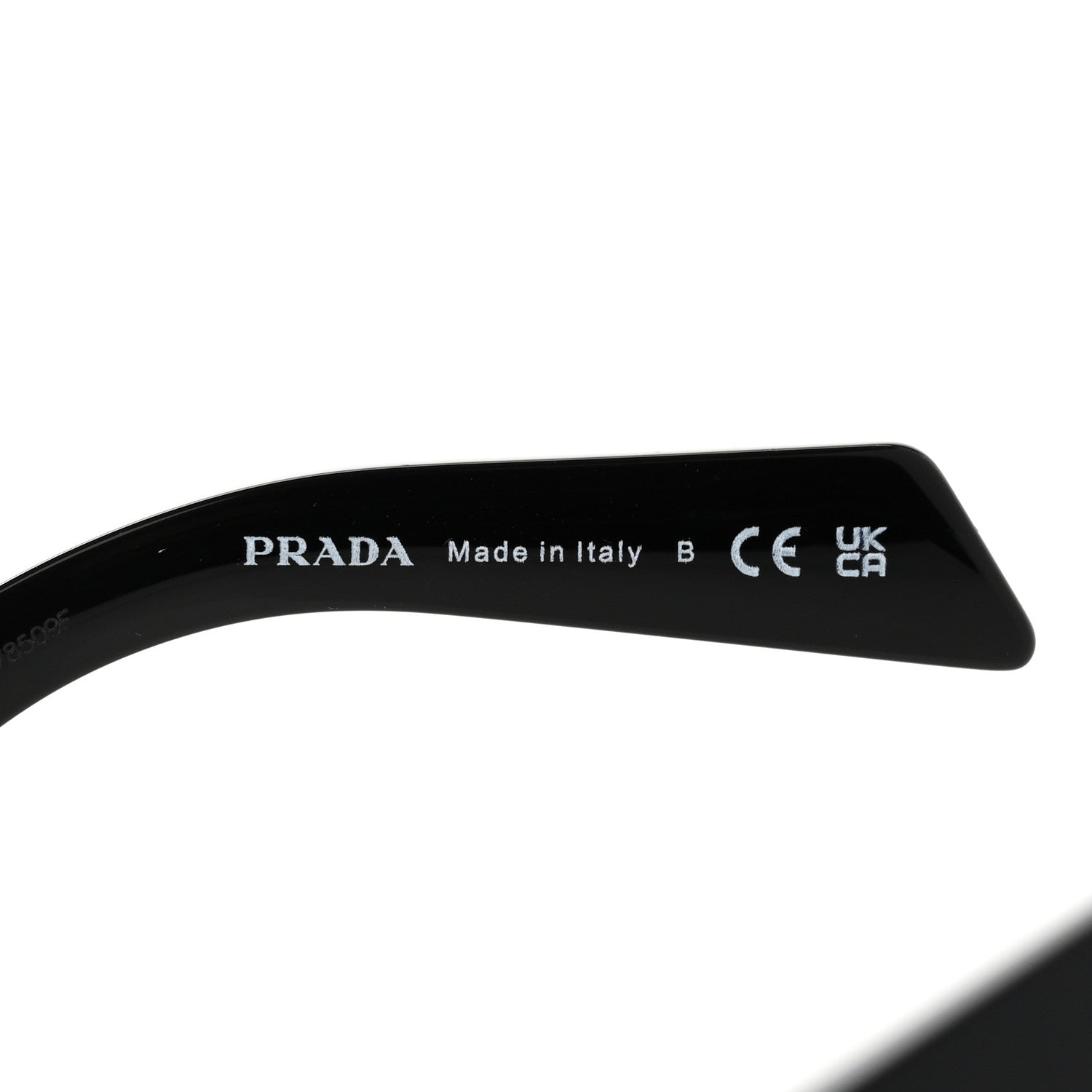 Prada Acetate Symbole Sunglasses SPR 27Z Black 6 of 8