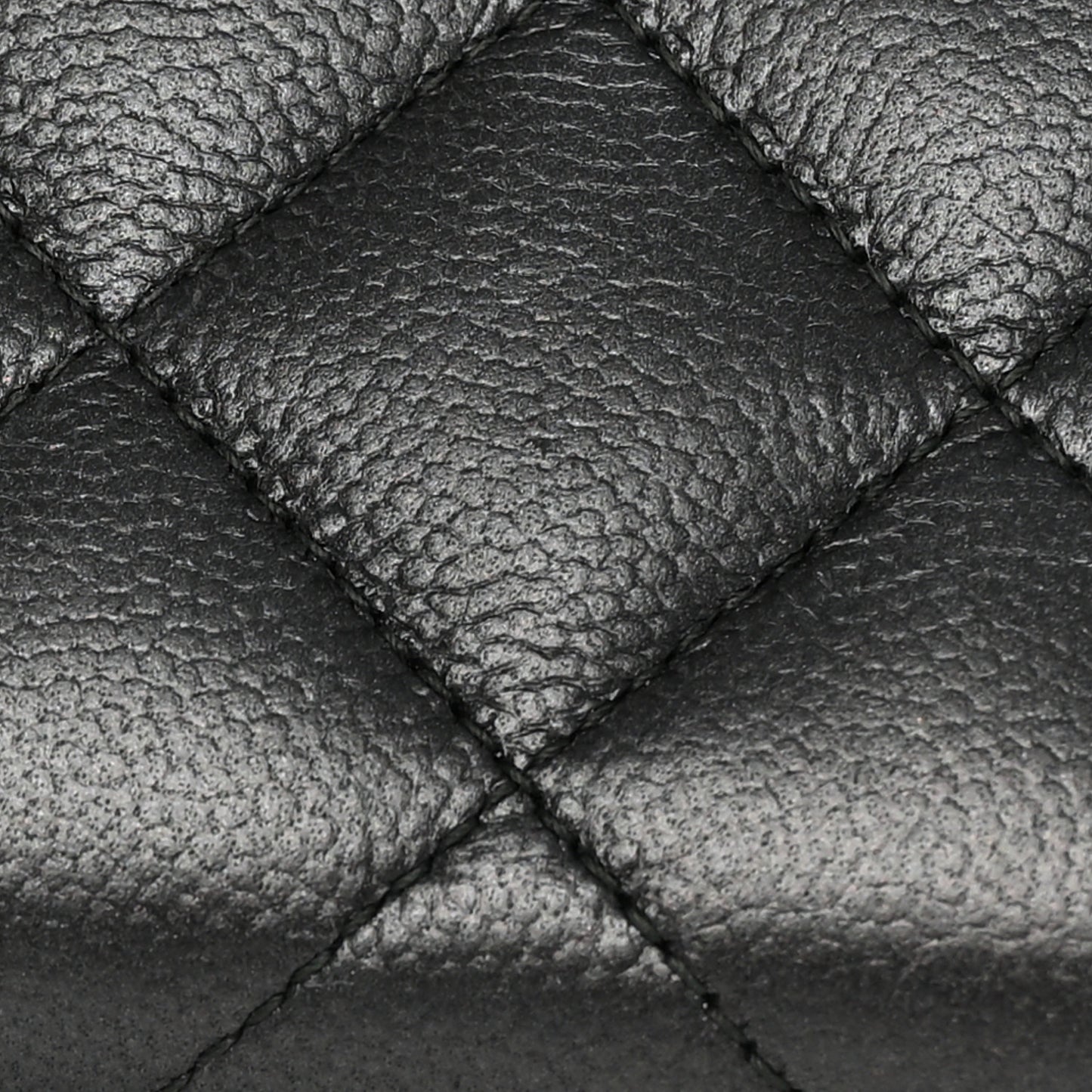 Caviar Quilted Small Boy Zip Around Wallet So Black