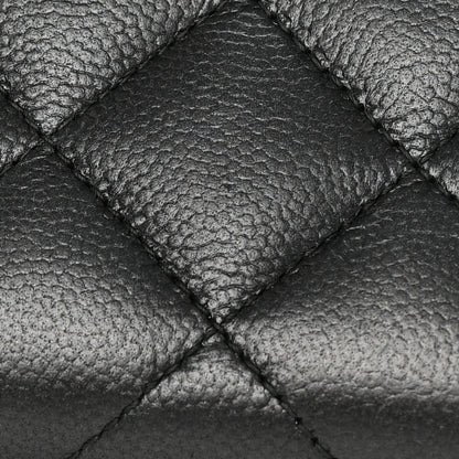 Chanel Caviar Quilted Small Boy Zip Around Wallet So Black 13 of 14