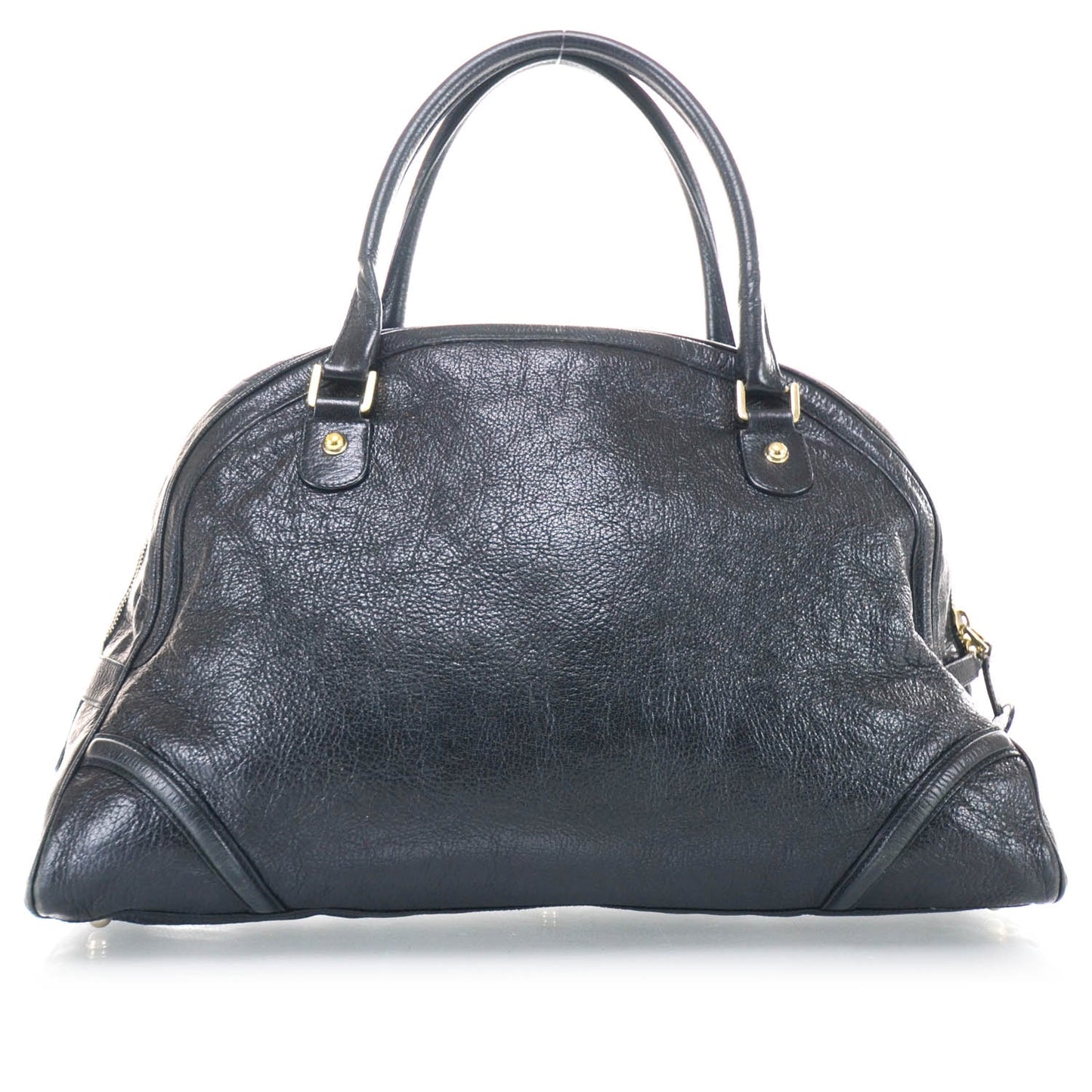 Leather Blondie Bowler Black