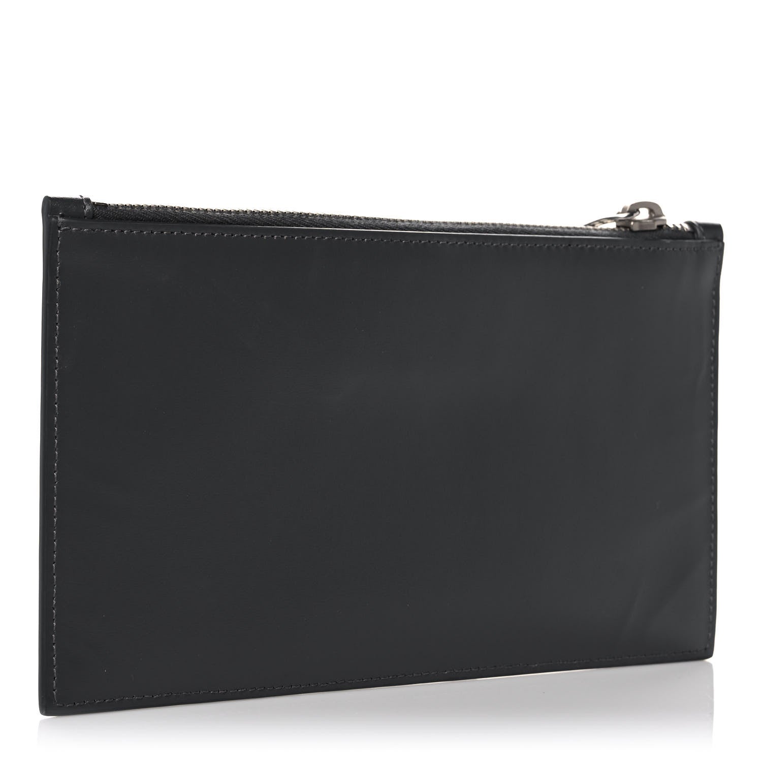 Saint Laurent Smooth Calfskin Zip Pouch Black 3 of 8