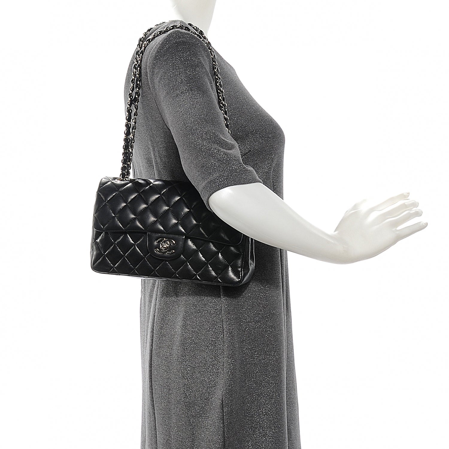 Chanel Lambskin Small Double Flap Black 2 of 8