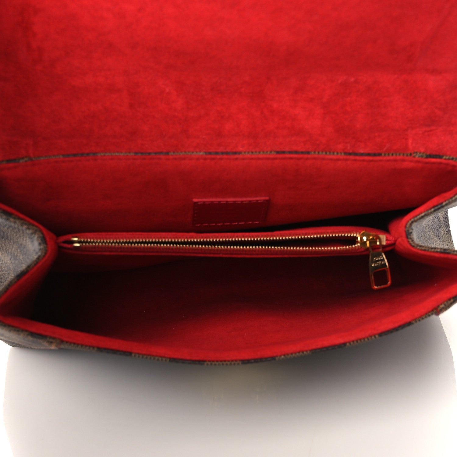 Louis Vuitton Damier Ebene Caissa Clutch Cherry 5 of 9