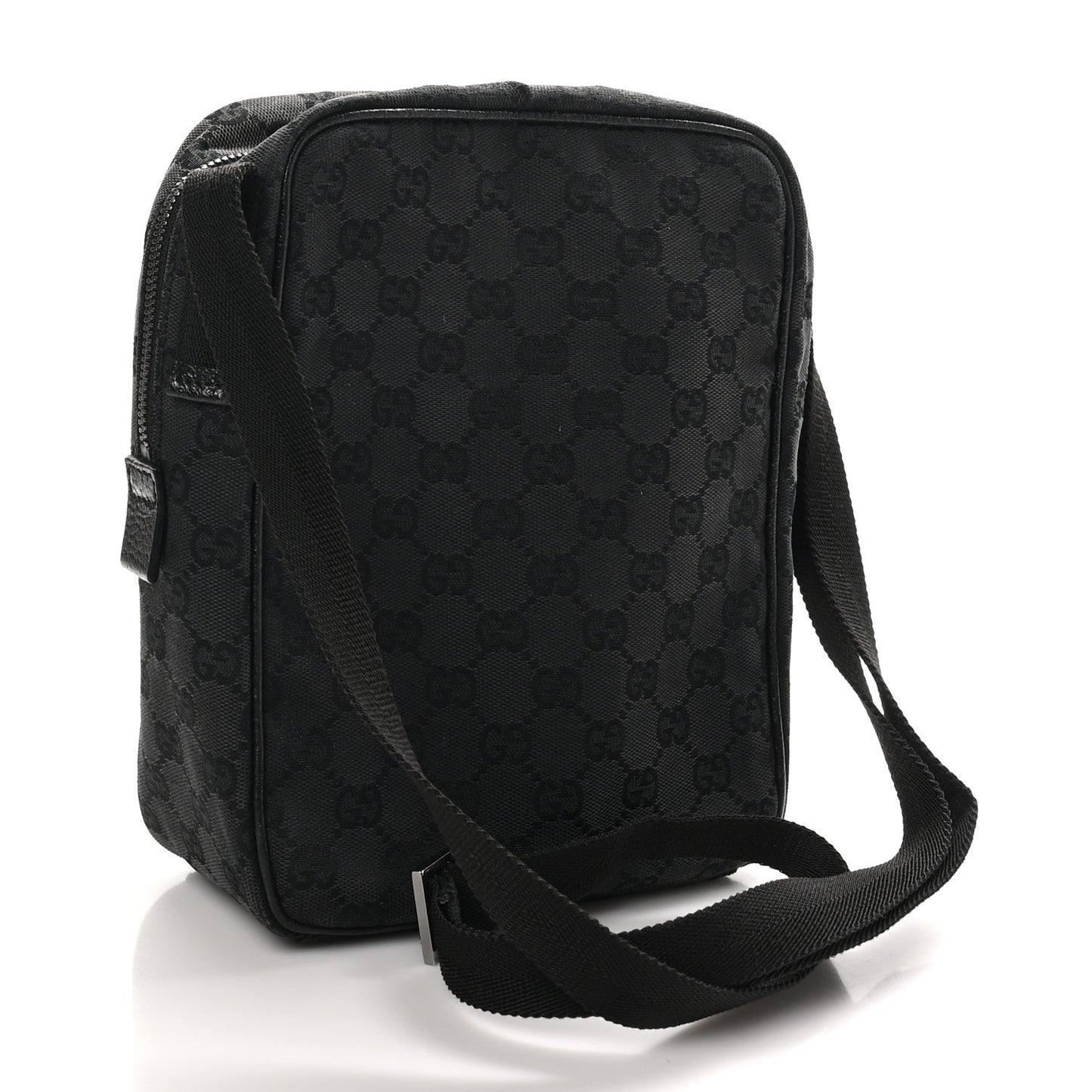 GG Monogram Flight Small Crossbody Bag Black
