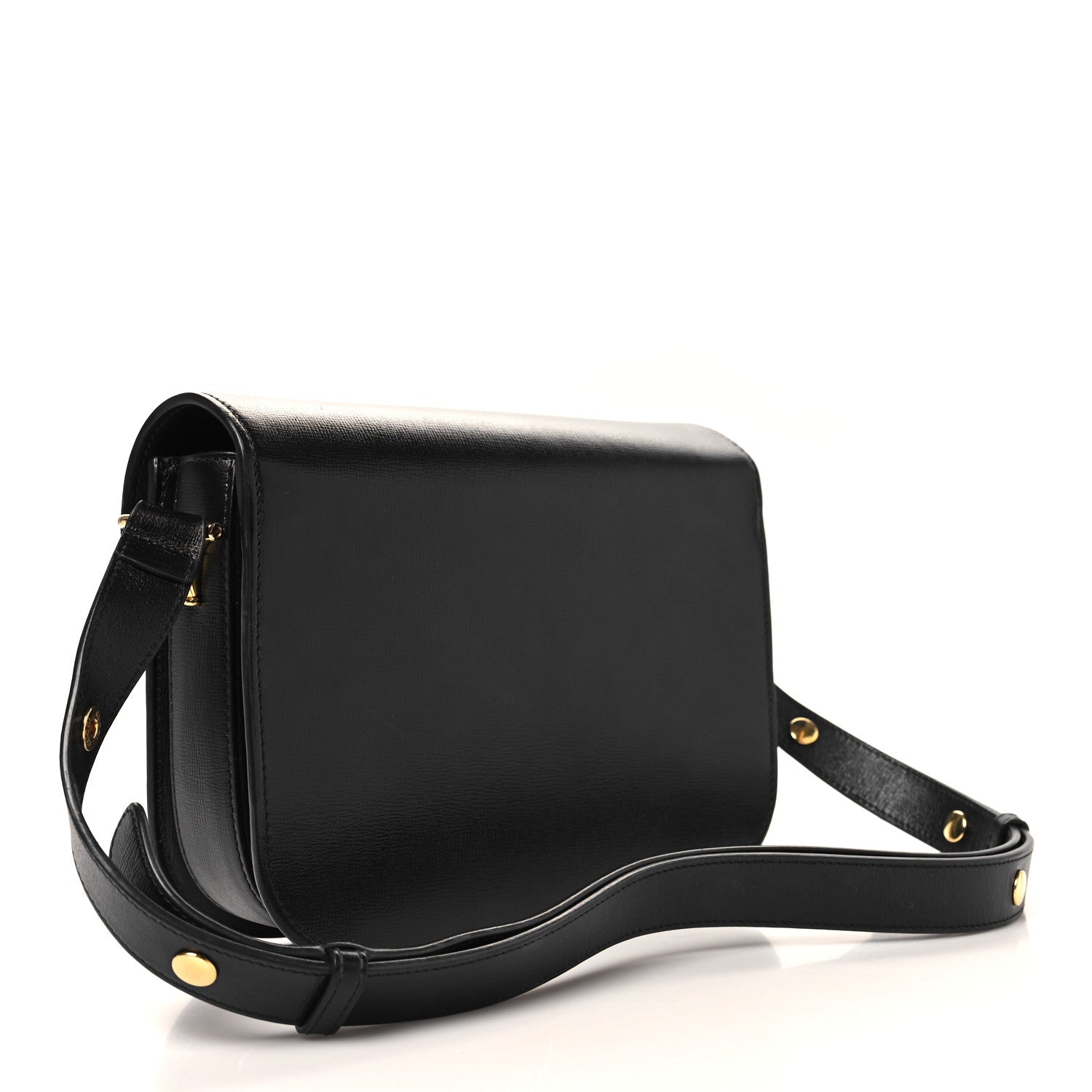 Gucci Azalea Calfskin Horsebit 1955 Shoulder Bag Black 3 of 12