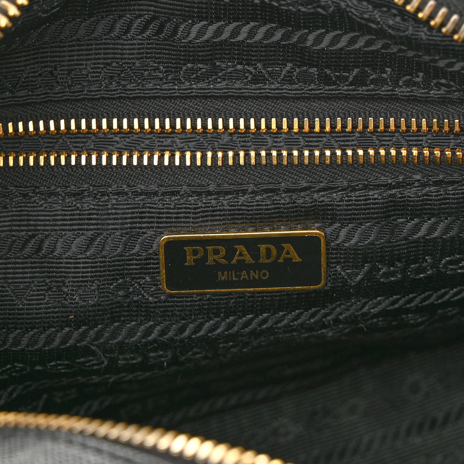 Prada Saffiano Mini Camera Crossbody Bag Black 6 of 9