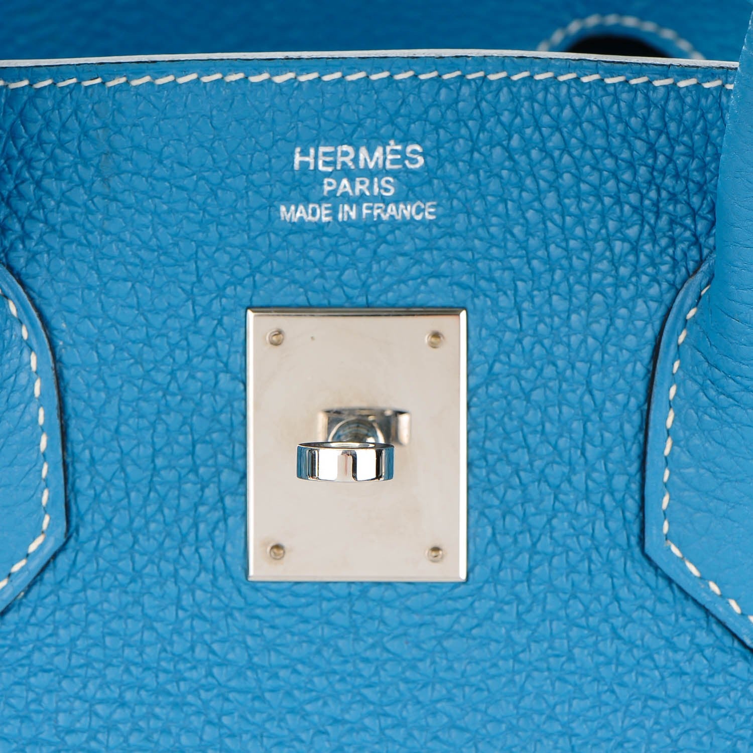 Hermes Togo Birkin 35 Blue Jean 16 of 27
