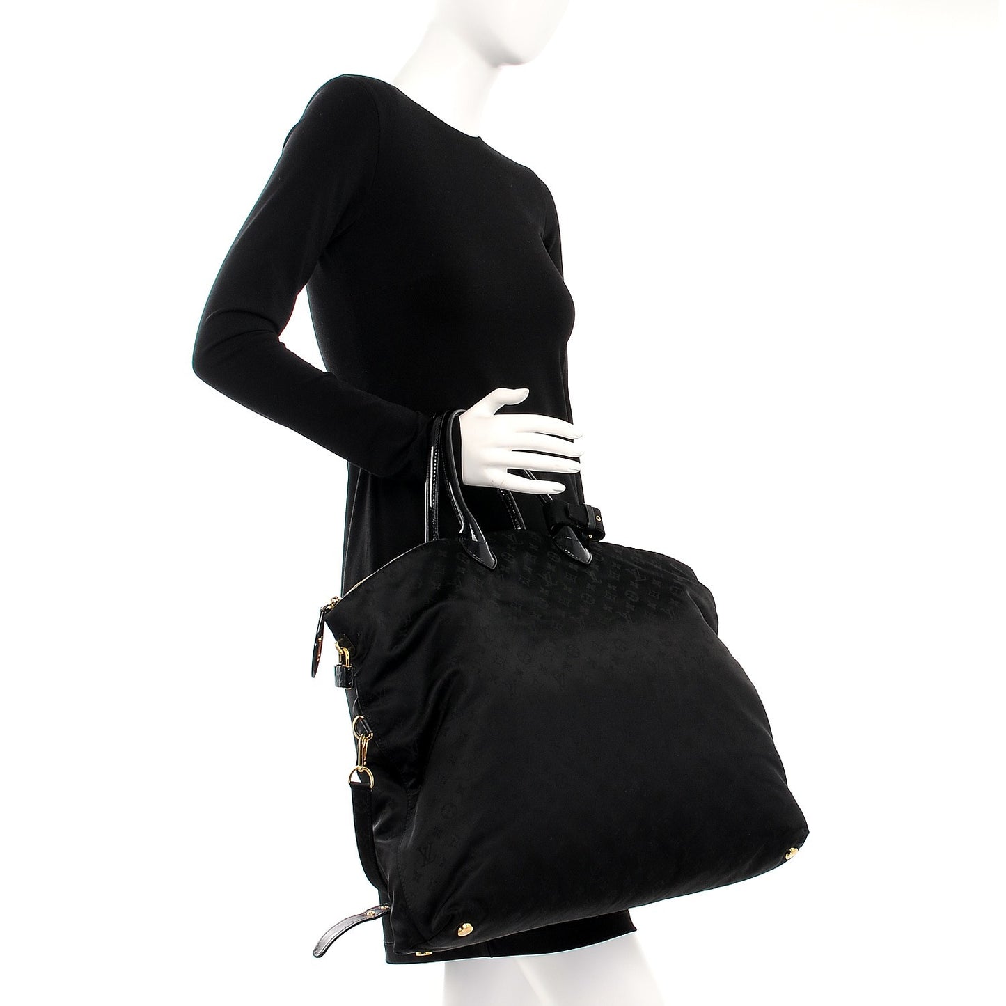 Monogram Desire Lockit Vertical GM Black