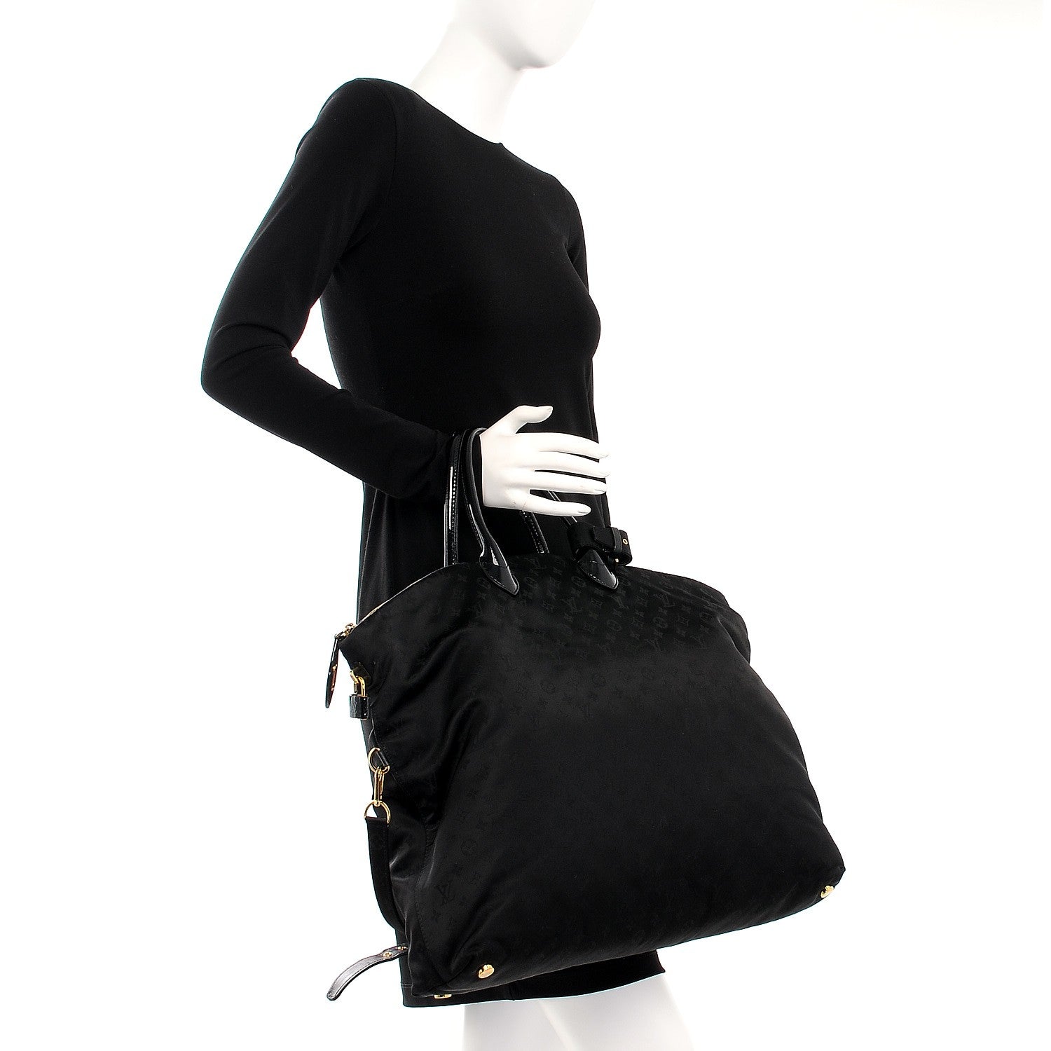 Louis Vuitton Monogram Desire Lockit Vertical GM Black 3 of 14