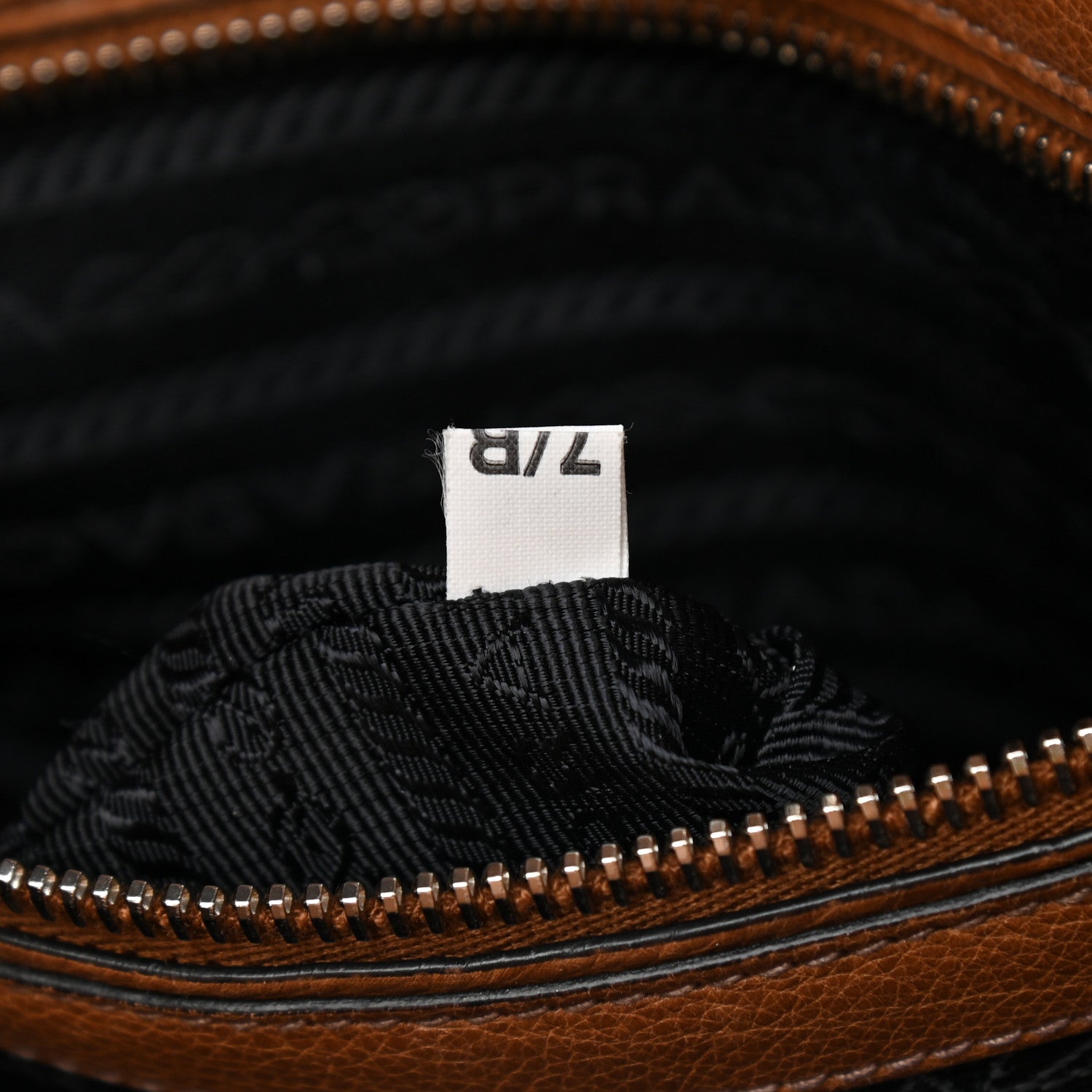 Prada Glace Calf Twin Pocket Tote Cannella 7 of 16