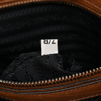 Prada Glace Calf Twin Pocket Tote Cannella 7 of 16