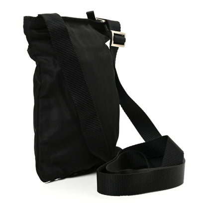 Prada Nylon Small Flat Messenger Bag Black 2 of 9