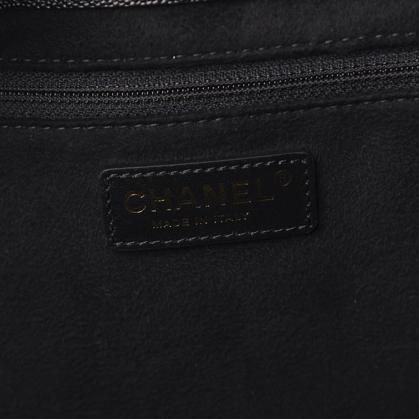 Caviar Medium Studded Deauville Tote Black