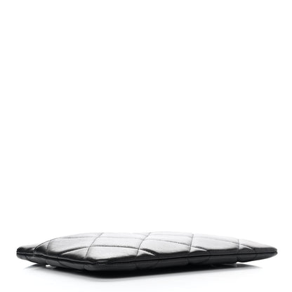 Chanel Goatskin Quilted Chanel 19 Pouch Black 3 of 10