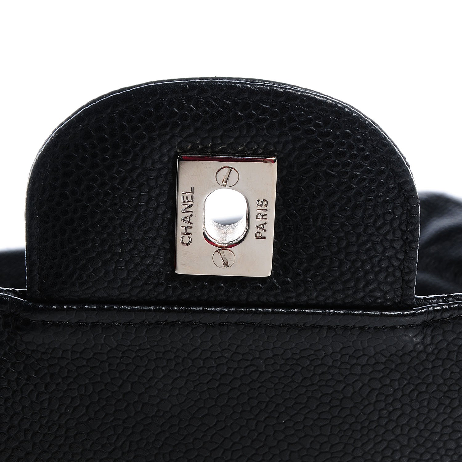 Chanel Caviar Jumbo Single Flap Black 6 of 9