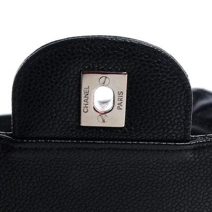 Chanel Caviar Jumbo Single Flap Black 6 of 9