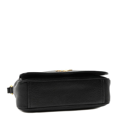Prada Vitello Phenix Crossbody Bag Black 4 of 10