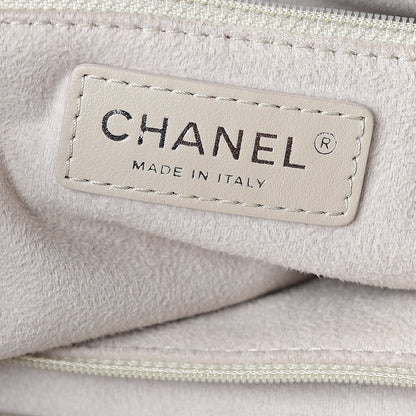 Chanel Caviar Small Studded Deauville Tote Ivory 5 of 9