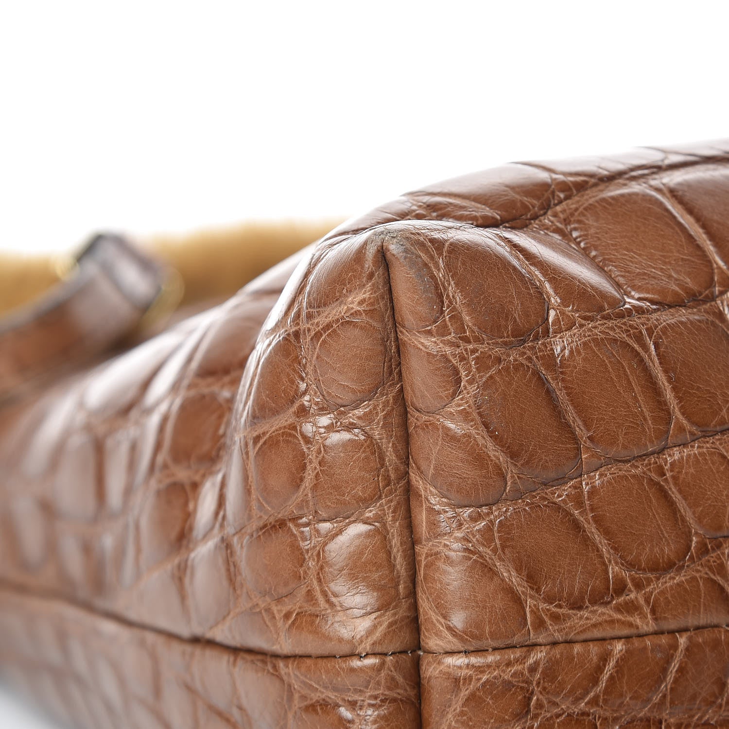 Burberry Alligator Mink Little Crush Bag Brown 11 of 15