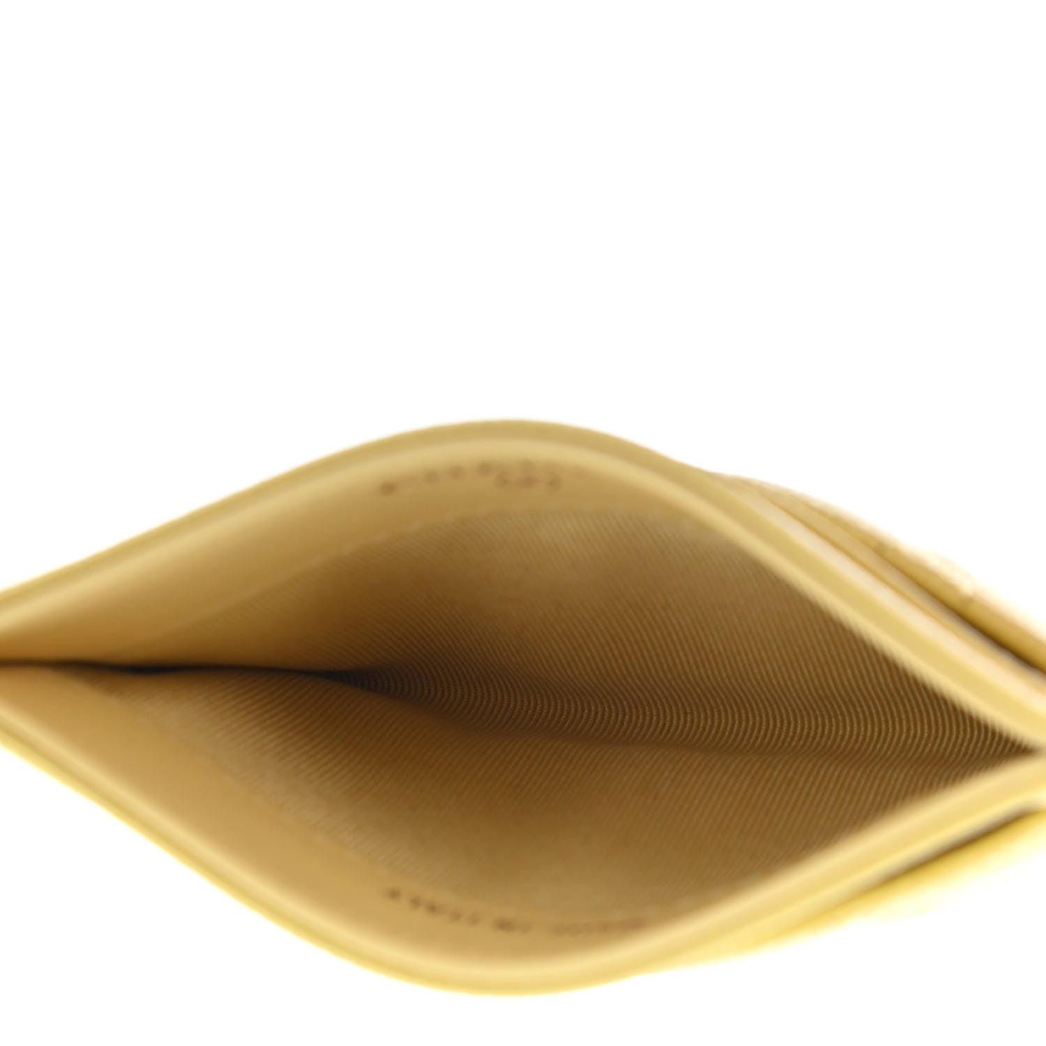 Chanel Caviar Quilted Card Holder Yellow 5 of 5