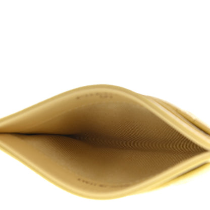 Chanel Caviar Quilted Card Holder Yellow 5 of 5