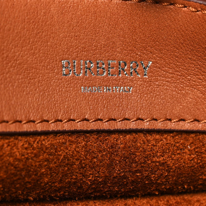 Burberry Suede Small Knight Bag Brown Bruciato 6 of 12