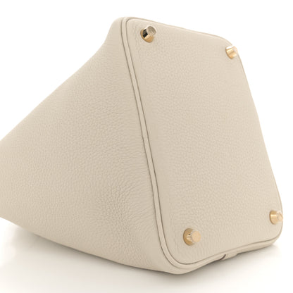 Hermes Taurillon Clemence Picotin Lock 18 PM Gris Perle 9 of 10