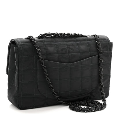 Chanel Nylon Medium Travel Flap Black 2 of 9