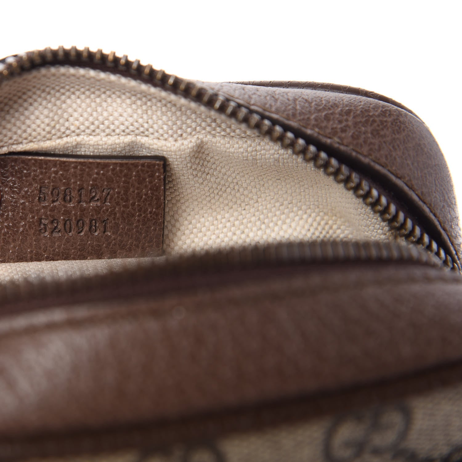 Gucci GG Supreme Monogram Web Mini Ophidia Messenger Brown 9 of 11