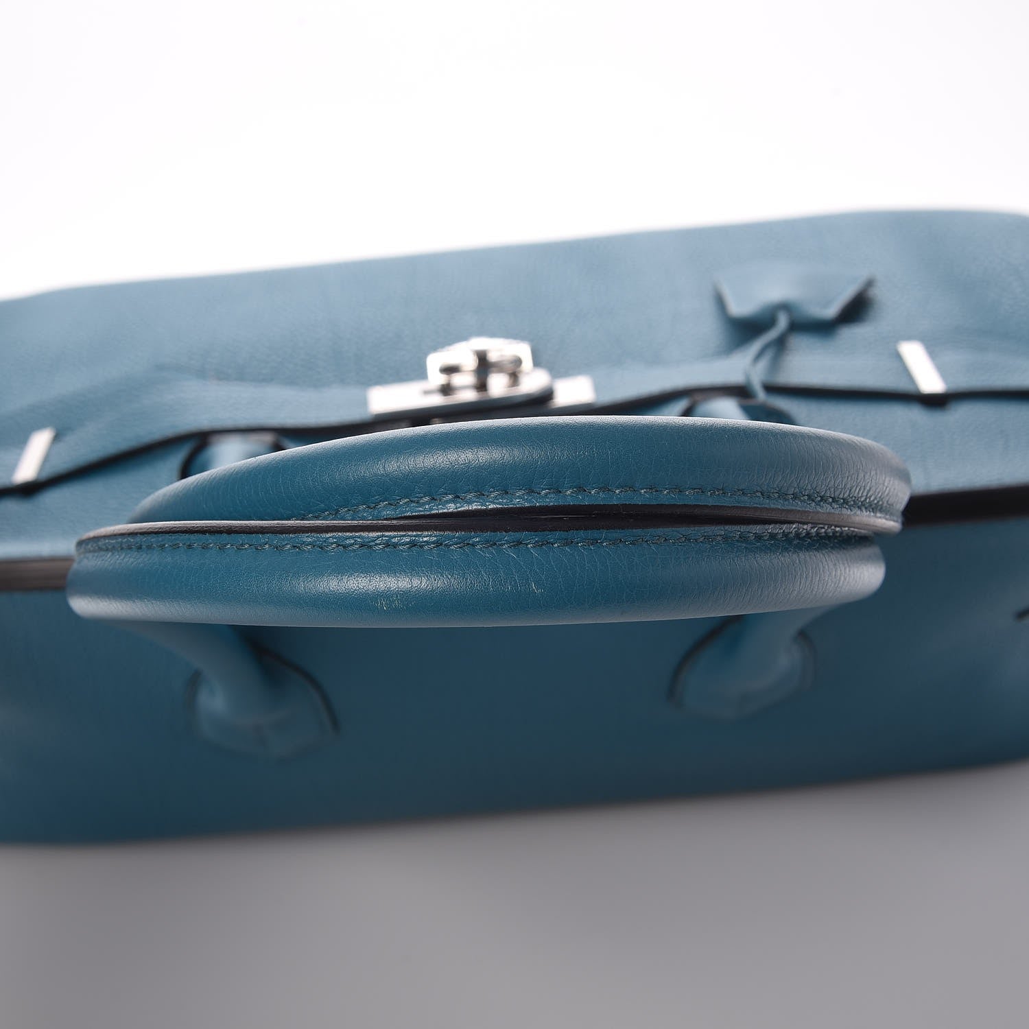 Hermes Taurillon Clemence JPG Shoulder Birkin II 42 Cobalt 32 of 32