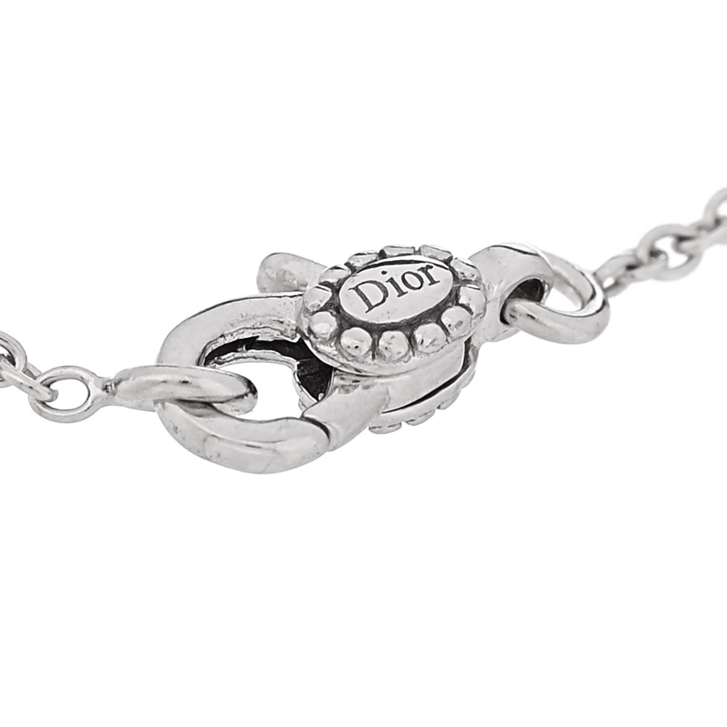 18K White Gold Diamond Mother of Pearl Rose Des Vents Bracelet