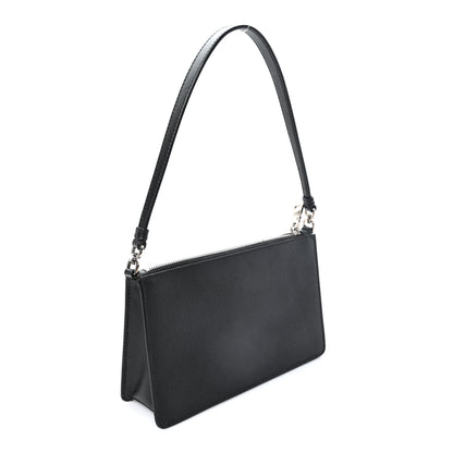 Prada Saffiano Lux Mini Shoulder Bag Black 3 of 11