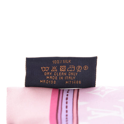 Louis Vuitton Silk Monogram Superstition Bandeau Light Pink 5 of 5