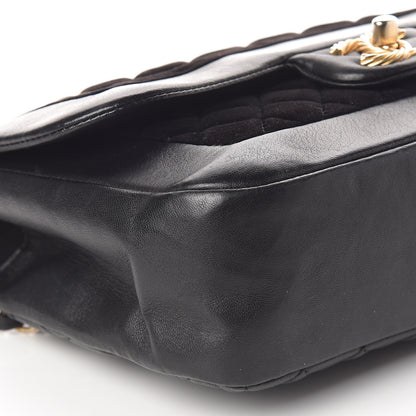 Chanel Metallic Lambskin Velvet Quilted Small Flap Black 9 of 12
