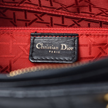 Christian Dior Lambskin Cannage Large Lady Dior Black 6 of 13