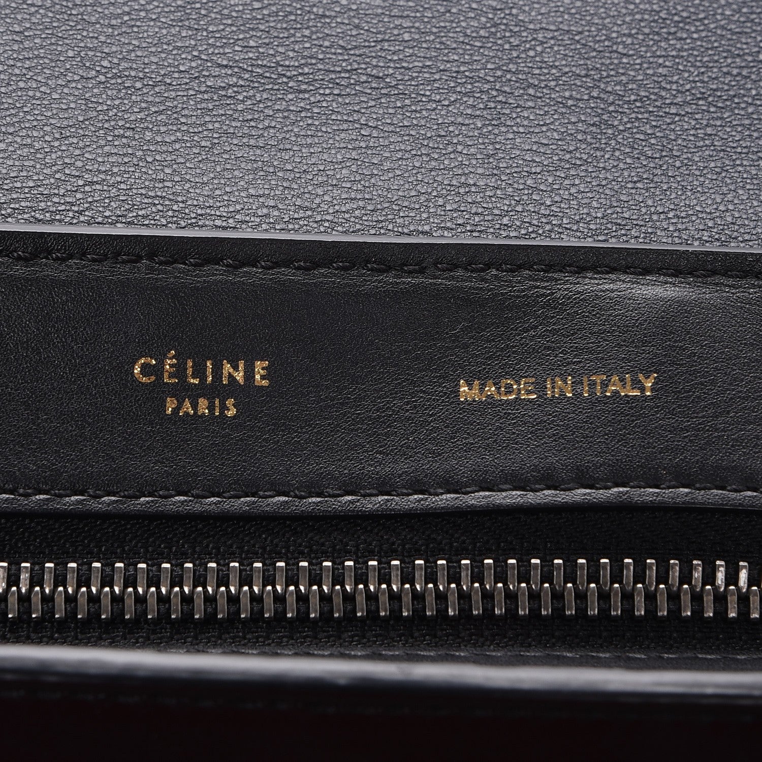 Celine Calfskin Suede Medium Trapeze Tri-Color Sand 6 of 7