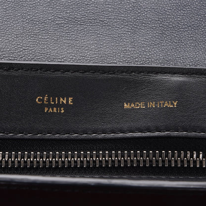 Celine Calfskin Suede Medium Trapeze Tri-Color Sand 6 of 7