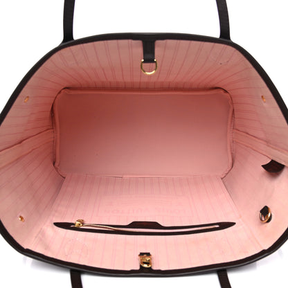 Louis Vuitton Damier Ebene Neo Neverfull MM Rose Ballerine 5 of 17