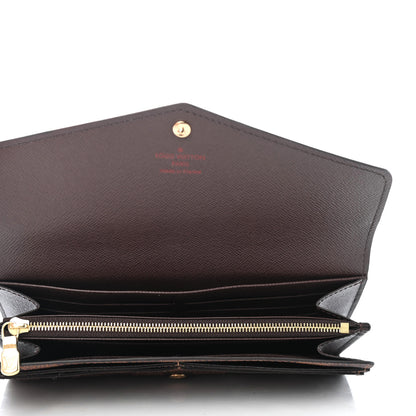 Louis Vuitton Damier Ebene Sarah Wallet NM 7 of 8