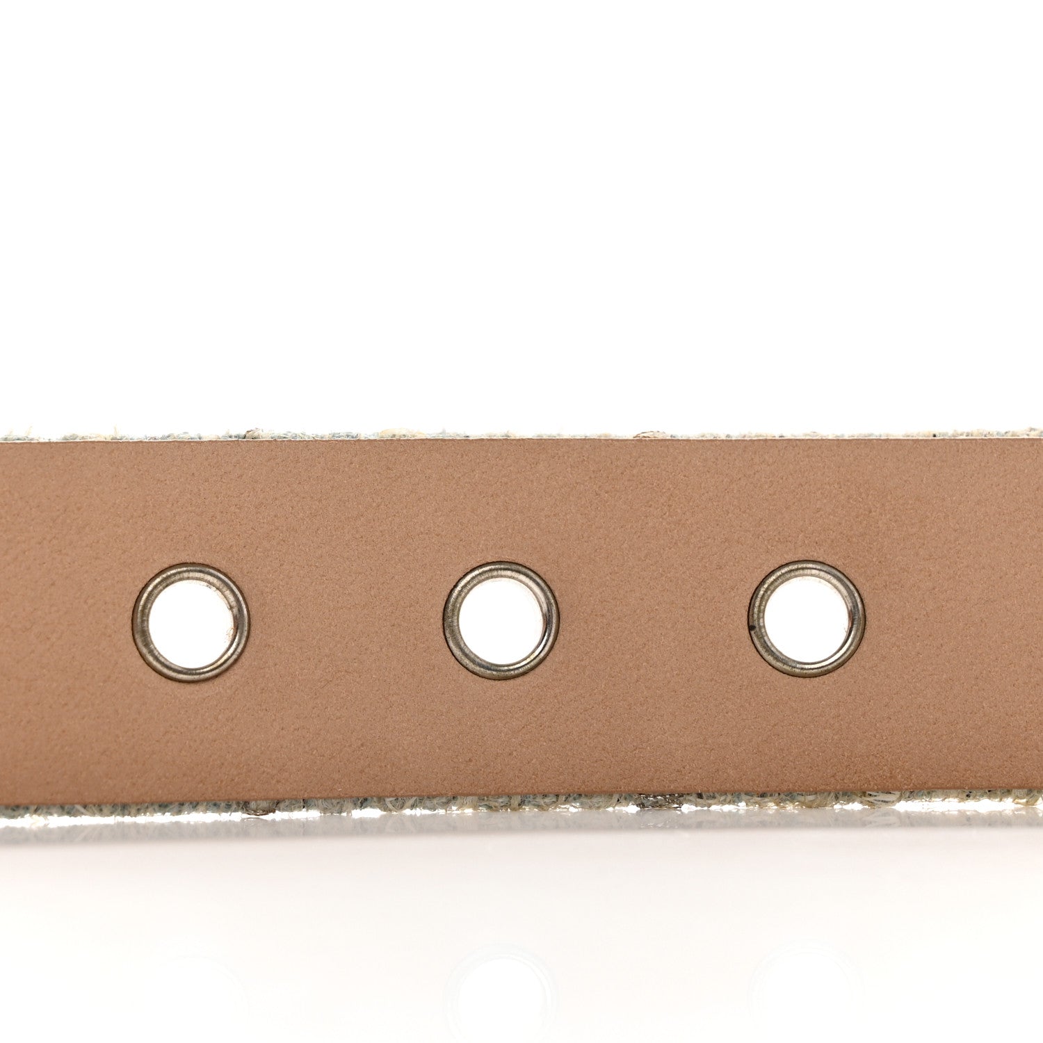 Chanel Tweed Crystal CC Belt 80 32 Grey Multicolor 5 of 7