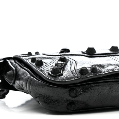 Balenciaga Agneau Arena XS Le Cagole Flap Bag Black 10 of 11