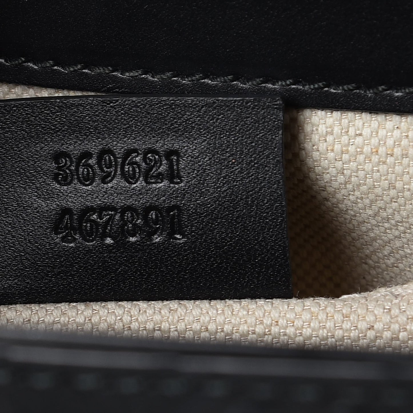 Guccissima Small Emily Shoulder Bag Black