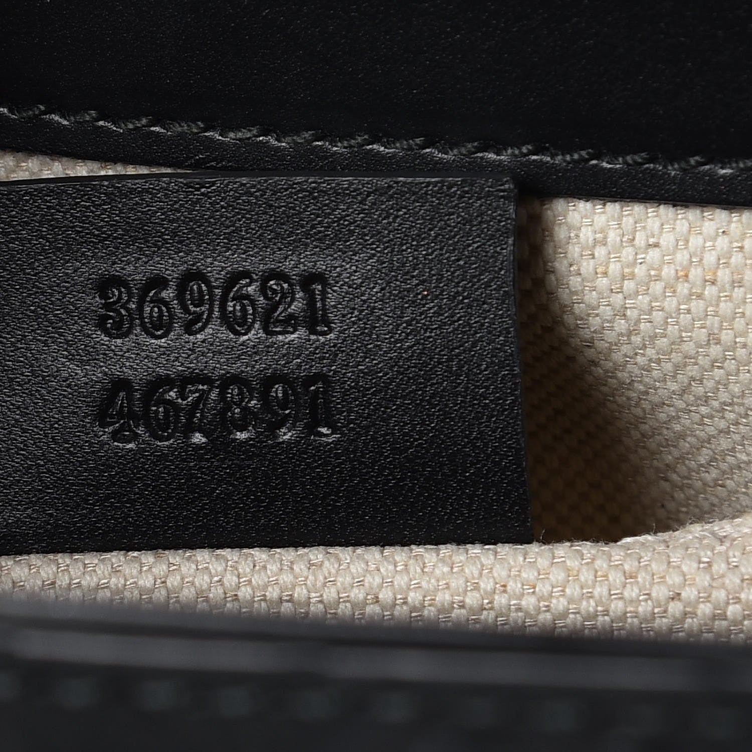 Gucci Guccissima Small Emily Shoulder Bag Black 7 of 8