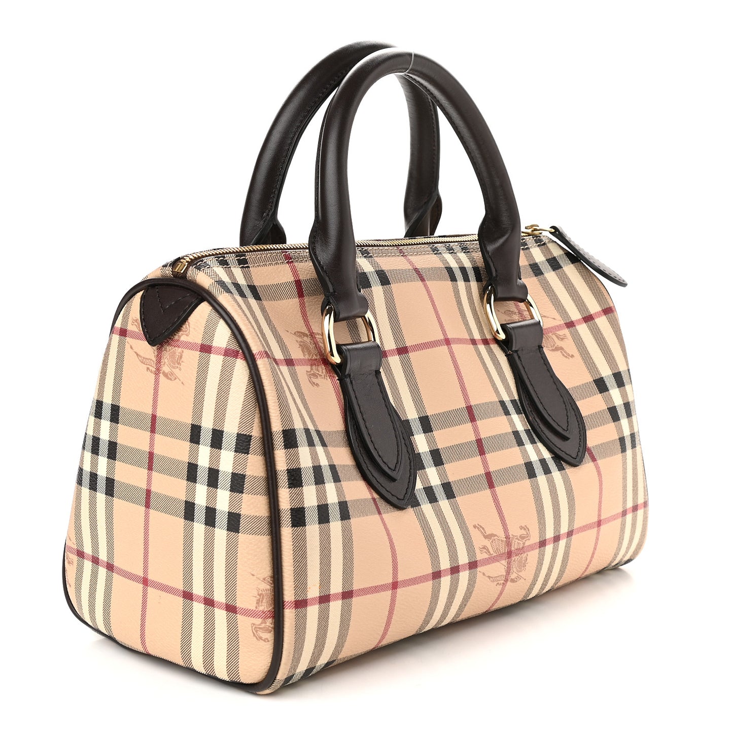 Haymarket Check Small Chester Bowling Bag Chocolate
