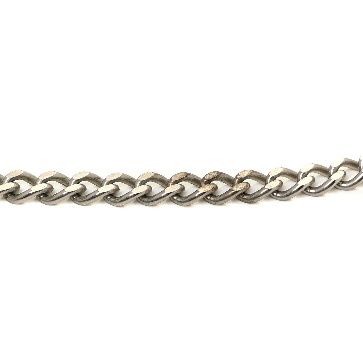 Lambskin Chain CC Medallion Belt Silver Gold