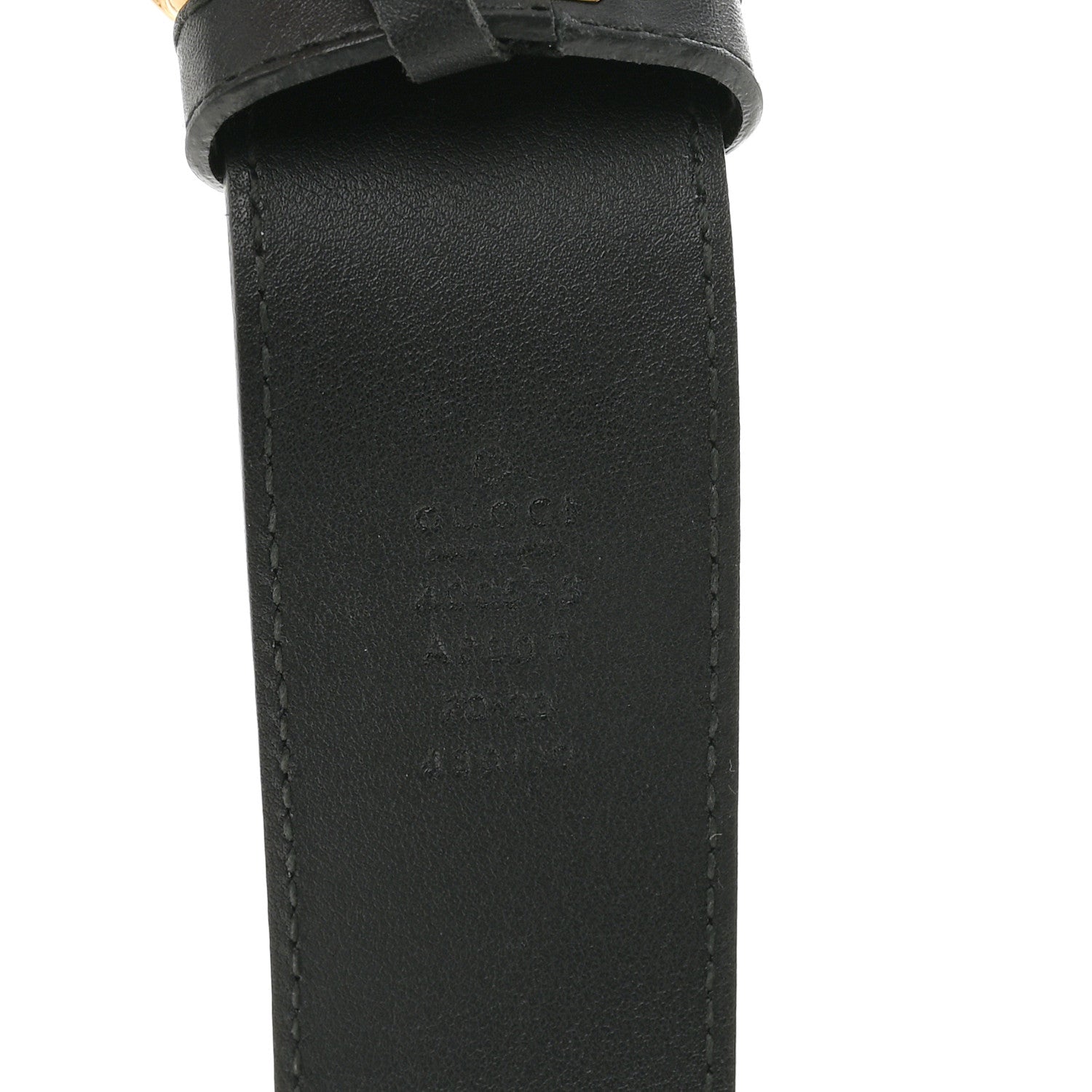Gucci Calfskin Double G 40mm Belt 70 28 Black 3 of 5