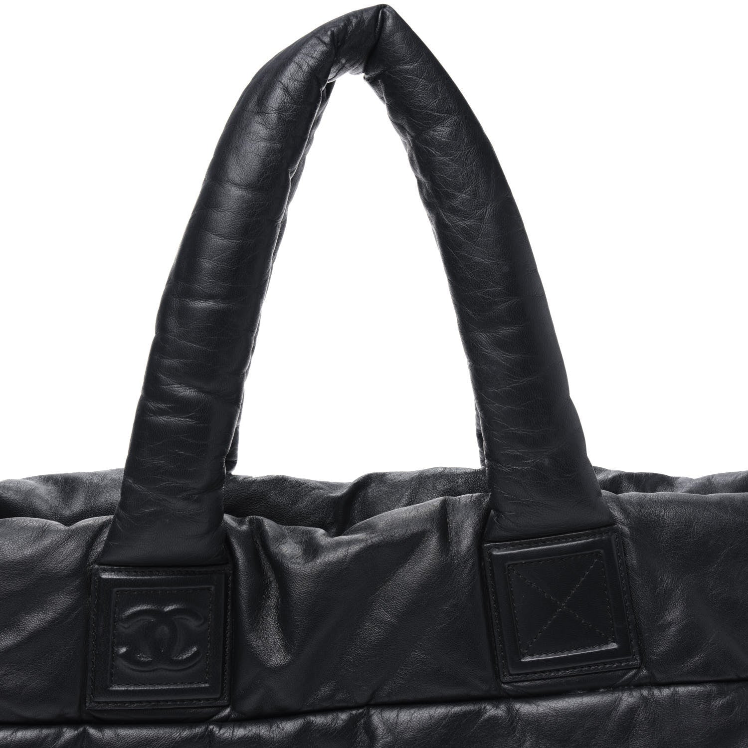 Chanel Nylon Quilted Medium Coco Cocoon Reversible Tote Black 18 of 18