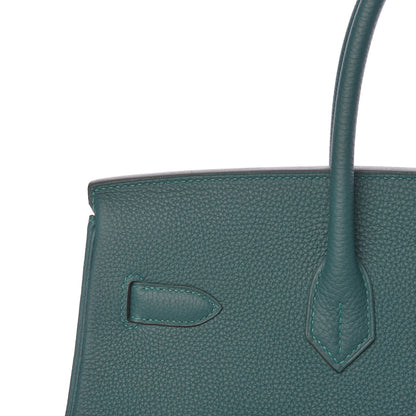 Hermes Togo Birkin 35 Malachite 30 of 33