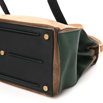 Saint Laurent Calfskin Small Muse Two Black Beige Green 9 of 10