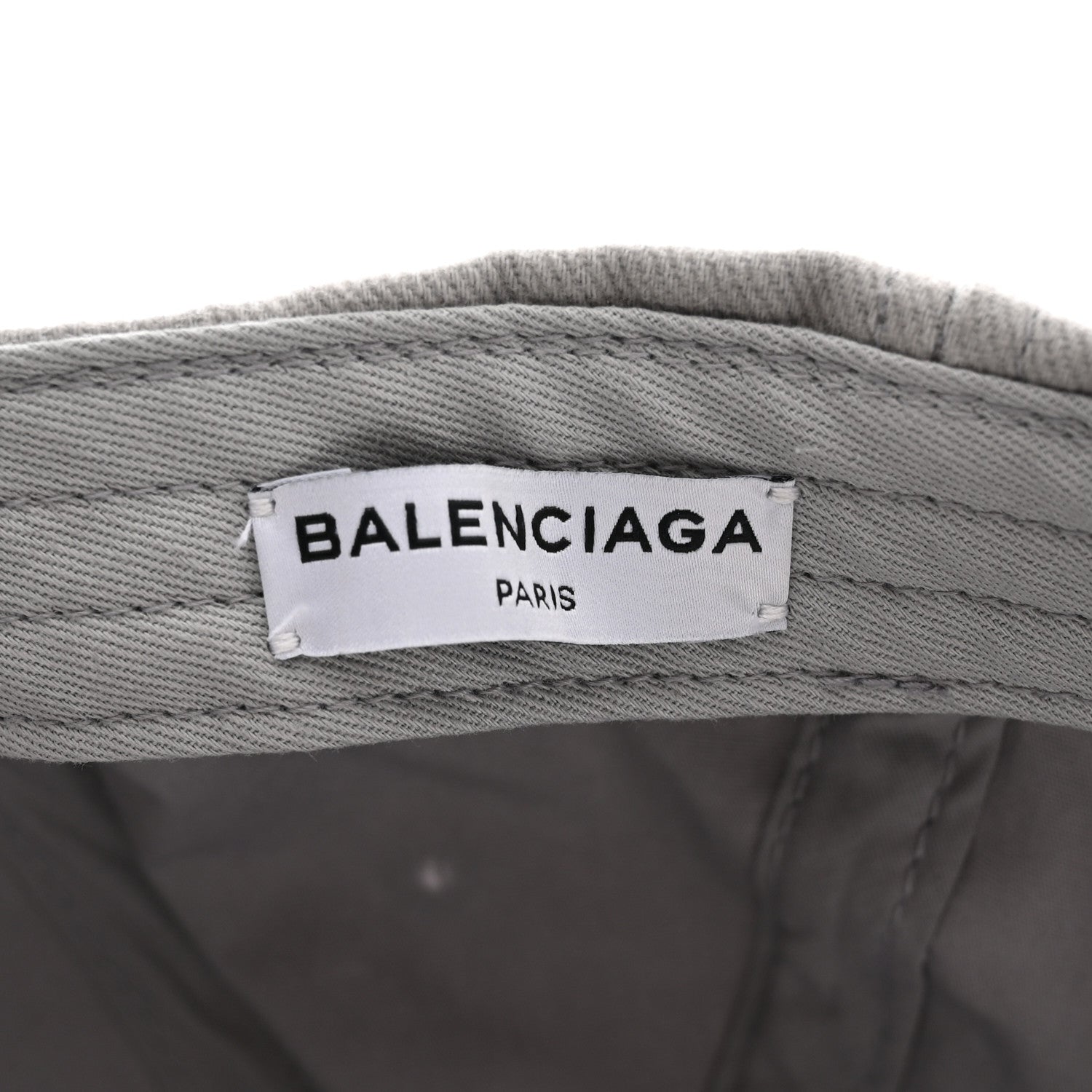 Balenciaga Cotton Drill Logo New Baseball Hat L Lead Black 8 of 12